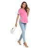 Women's Maternity Tops Maternity Shirts Color Block Split Hem Tunic Tops Pregnancy Clothes - 4 of 4