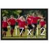 PosterPalooza | Simple Black Picture Frame - UV Acrylic, Backing Board, Hanging Hardware Included - 2 of 4
