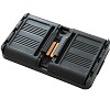 Gulches Black 31 in Accent Cabinet with 3 Shelves Wheels and Magnetic Door Collapsible Storage Organizer for Home Office Dormitory - 3 of 4