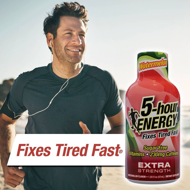 5 Hour Energy Extra Strength Shot Dietary Supplement - Watermelon - 10pk, 4 of 9