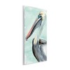 Stupell Industries Coastal Pelican Bird Watching Turquoise Ocean Portrait Wall Plaque Art - 3 of 4