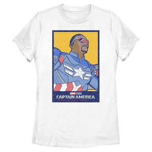 Women's Captain America: Brave New World Animated Poster T-Shirt - 1 of 4