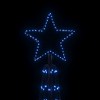 vidaXL Christmas Cone Tree Blue 3000 LEDs 8x26 ft - 4 of 4