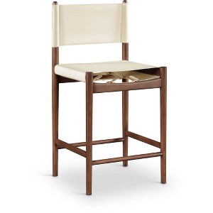 Meridian Furniture,Rawlins Vegan Leather Upholstered Counter Stool - 1 of 4