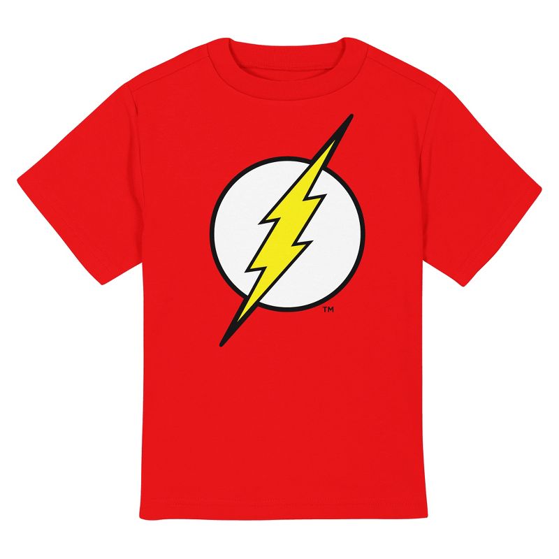 DC Superhero Logos Youth 3-Pack Crew Neck Short Sleeve T-shirts, 4 of 5