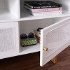 Mursley Media Cabinet w/ Storage - MS1094913 - White - SEI - 3 of 4