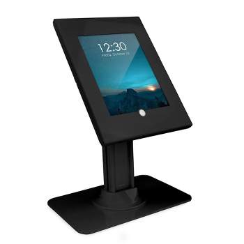 Mount-It! Anti-Theft iPad 8 Kiosk Stand | Secure iPad 10.2 Retail Kiosk | Locking Counter-Top Tablet Stand for 8th Generation iPad 10.2 | Black