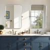 PexFix 31" x 24" Iron Rectangle Silver Pivot Wall Mirror Tilting Bathroom Vanity Mirror Metal Framed Adjustable Two-way mirror for Bedroom Living Room - 4 of 4