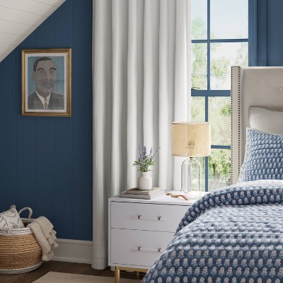 Threshold Blackout Aruba Curtain Panels Drapery OEKO-TEX Drapes 50x63" 2pk