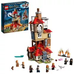 LEGO Harry Potter Attack on the Burrow Weasley's Family Dollhouse Building Toy for Kids 75980