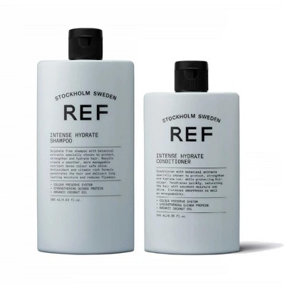REF Intense Hydrate (9.63 oz)  Shampoo & Hydrating Conditioner (8.28 oz) Duo Set Kit | Deep Moisture for Dry Hair | Stockholm Sweden