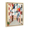 Stupell Industries Laundry Clothesline Between Apartments, 17" x 21" - 3 of 4
