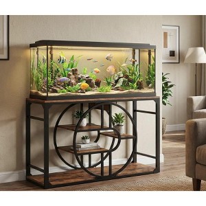 55-75 Gallon Aquarium Stand, 2-Tier Long Fish Tank Stand, Farmhouse Fish  Tank Stand Behind Couch for Entrance, Hallway, Living Room : Target