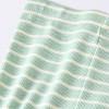 Baby Girls' 2pc Deer Ruffle Long Sleeve T-Shirt and Striped Leggings Set - Cloud Island™ Mint Green/Cream - 4 of 4