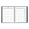 EcoLogix Recycled Monthly Planner, EcoLogix Artwork, 11 x 8.5, Black Cover, 14-Month: Dec 2025 to Jan 2027 - 2 of 4