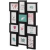 Fabulaxe Decorative Modern Wall Mounted Multi Photo Frame Collage Picture Holder for 12 Pictures 4 x 6 Inch, Black - image 2 of 4