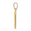 Black Bow Jewelry 14k Yellow Gold Diamond Cut Ribbon Heart Pendant - 2 of 4