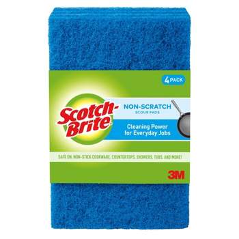  Scrub and Wipe Cleaning Sponges [10 Pack] – SCRUBIT Dual Sided  Scouring Pad and Sponge - Reusable Kitchen Scrubbing Sponges for Dishes,  Pots, Pans Utensils & Non-Stick Cookware (Blue) : Health
