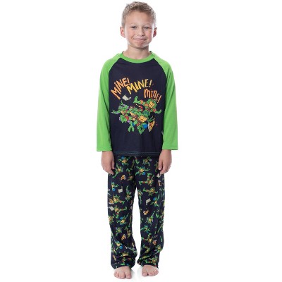 Nickelodeon Boys' Teenage Mutant Ninja Turtles Mine Pizza Pajama Set