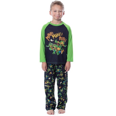 Teenage Mutant Ninja Turtles Little Boys' Michaelangelo Costume 4-Piece  Pajama Set, 6 
