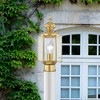 Livex Lighting Outdoor Basics 1 - Light Lantern in  Polished Brass - 3 of 4