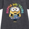- Despicable Me Minions - Hippie Lil' Thing Graphic Short Sleeve Fleece Dress - 2 of 3