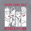Women's - Disney - Evil Queen Cruella Maleficent Ursula Every Fairy Tale Needs A Villain Short Sleeve Graphic T-Shirt - 2 of 4