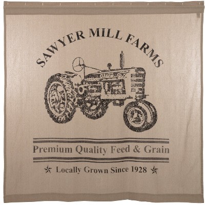 Tractor Shower Curtain 72x72 VHC Brands