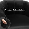 Kumasinova Velvet Swivel Accent Chair,360° Rotating Single Sofa Lounge Chair,Comfy Upholstered Barrel Chair for Living Room & Bedroom,Apartment - 4 of 4