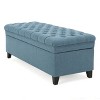 NicBex Modern 50" Storage Bench Wood Accent Stools with Button Tufted Top for Bedroom and Entryway - 3 of 4