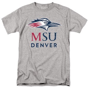 Men's Metropolitan State University of Denver Official Distressed Primary T-Shirt - 1 of 4