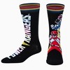 Odd Sox, Power Rangers Split, Funny Novelty Socks, Large - 2 of 4