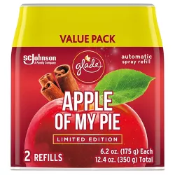 Glade Automatic Air Freshener Spray Refills - Apple of My Pie - 12.4oz/2ct