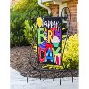 Evergreen Happy Birthday Garden Linen Flag - 4 of 4