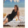 AI'MAGE Women's Swimsuit Coverup Sleeveless Waffle Knit Bathing Suit Cover Ups Twisted Tank Beach Dress S-3XL - 3 of 3