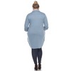 Plus Size Stretchy Tunic -White Mark - 4 of 4