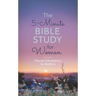 The 5-Minute Bible Study for Women: Peaceful Meditations for Bedtime - by  Joanne Simmons (Paperback)