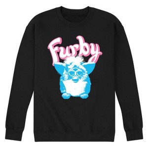 Men's - Furby - Photoreal Furby Logo Graphic Fleece Sweatshirt - 1 of 4