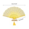 Unique Bargains Lucky Cloud Pattern Folding Fan 1 Pc - 2 of 4