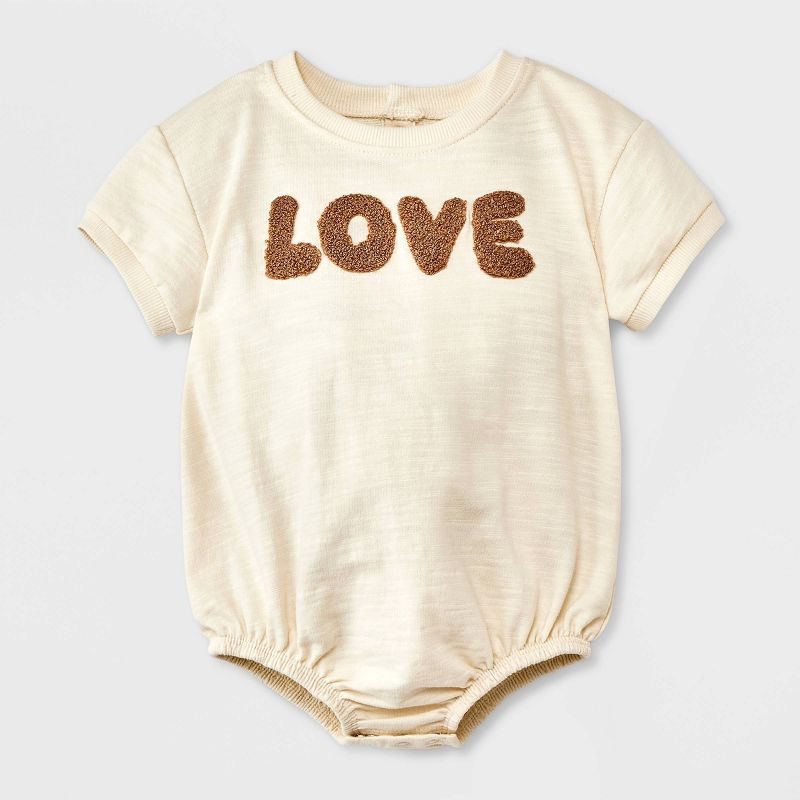 Grayson Mini Baby Kids&#39; Love Graphic Romper - Off-White, 1 of 5