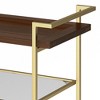 Kitchen Cart with Framed Shape Top and Shelf for Kitchen, Dinning Room - 2 of 4