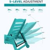 HYLEORY 5-Level Adjustment Outdoor Leisure Lounge Chair - 3 of 4