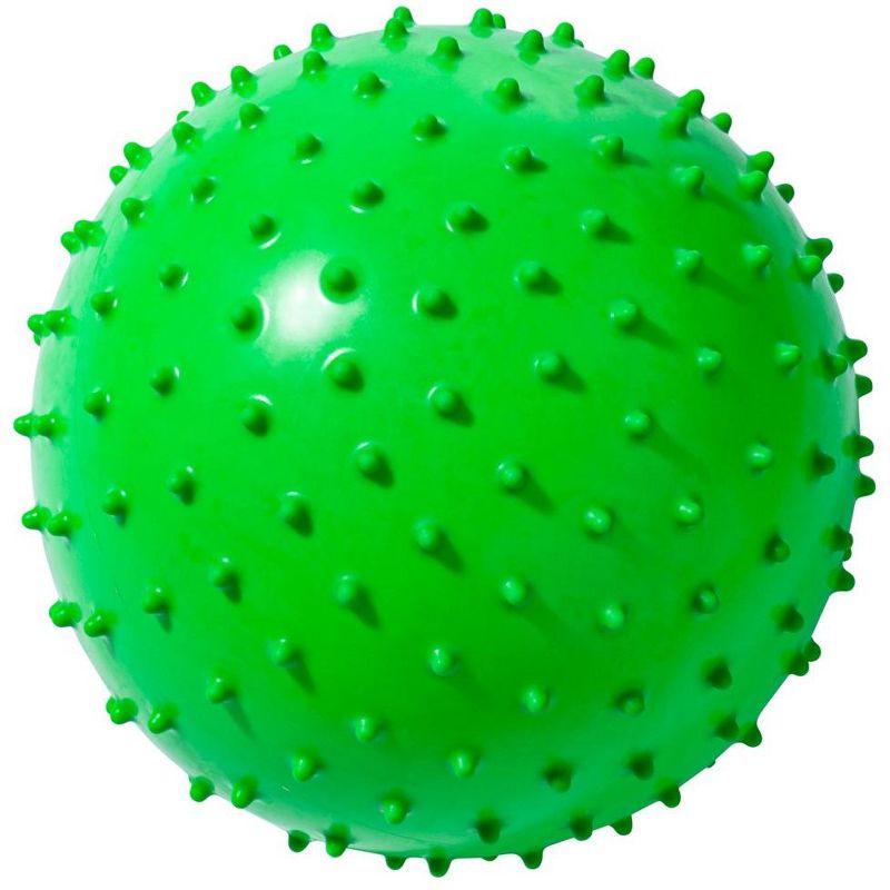 New Bounce Knobby Bouncing Balls 8.5'', Set of 4 Spiky Balls with 2 pins and pump, 4 of 6
