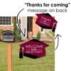 Big Dot of Happiness Maroon Grad - Best is Yet to Come - 2 Burgundy Arrows & 1 Welcome/Thank You Lawn Sign - Double Sided Yard Sign Set - 3 Pieces - 2 of 4