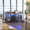 Aheaplus Printer Stand with Charging Station, Paper Shredder Stand Rack with Wheels, 3-Tier Lateral Office Filing Cabinets - 3 of 4