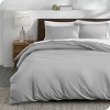 Organic Cotton Jersey Duvet Cover Set by Bare Home - 2 of 4