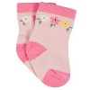 Onesies Brand Girls' Jersey Crew Wiggle Proof® Socks - 12-Pack - 2 of 4