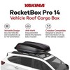 Yakima RocketBox Pro 14 Roof Cargo Box Carrier for StreamLine Crossbar, Black - 2 of 4