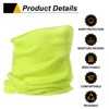 Unique Bargains Breathable Elastic Moisture Absorption Sport Neck Gaiter Face Masks 2 Pcs - 4 of 4