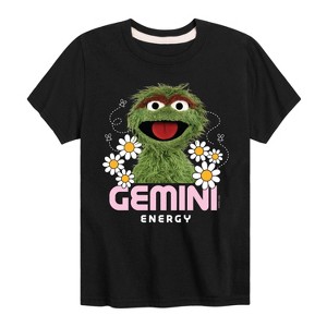 Boys' - Sesame Street - Oscar Gemini Energy Short Sleeve Graphic T-Shirt - 1 of 4